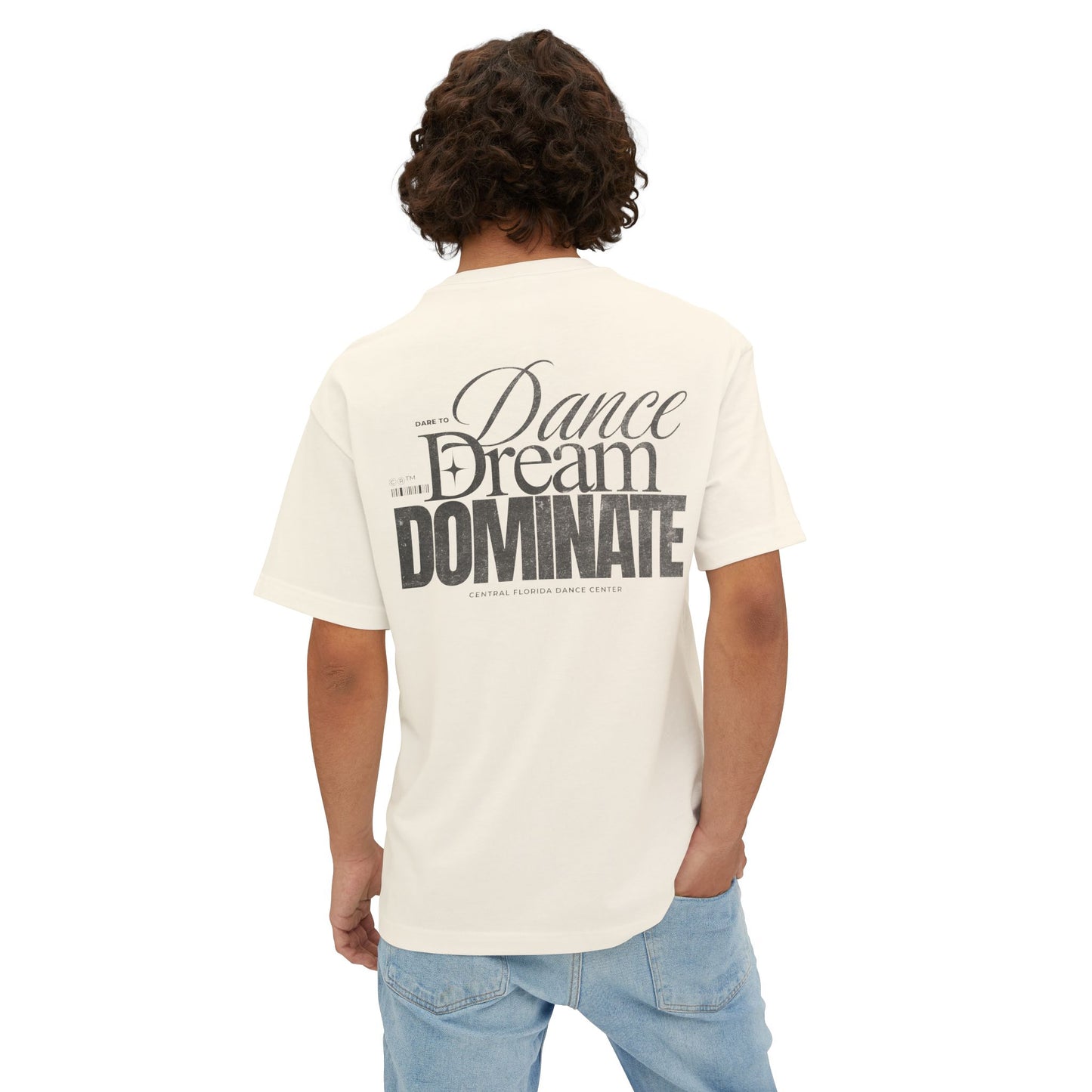 Adult Oversized "Dare To Dream" Graphic Tee