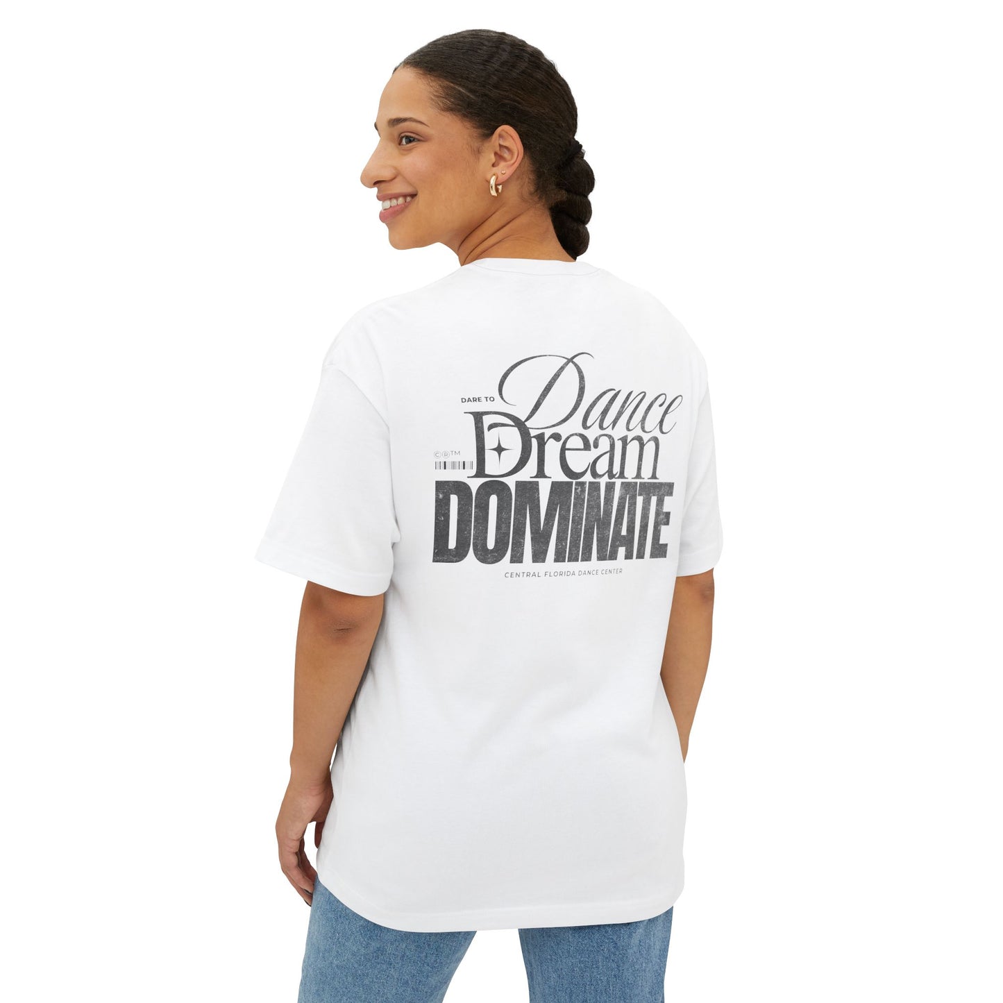 Adult Oversized "Dare To Dream" Graphic Tee