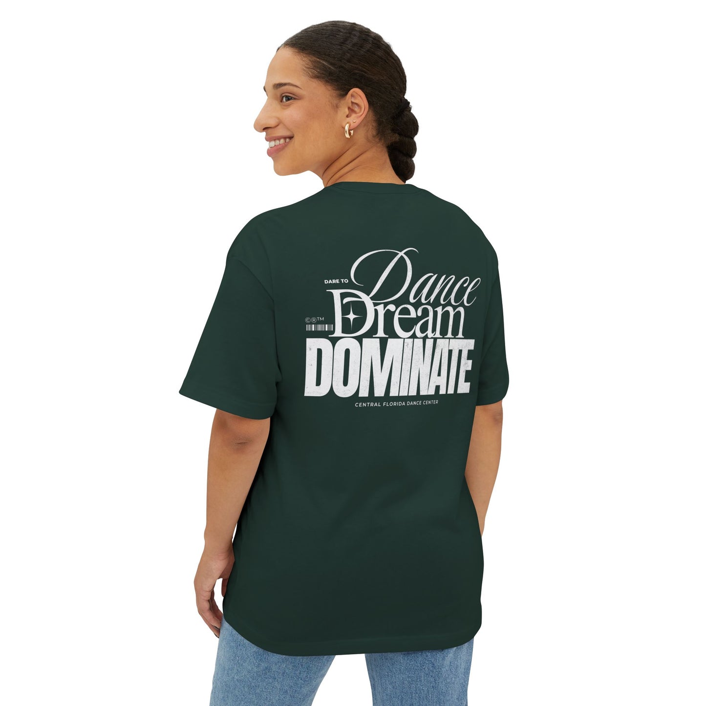 Adult Oversized "Dare To Dream" Graphic Tee