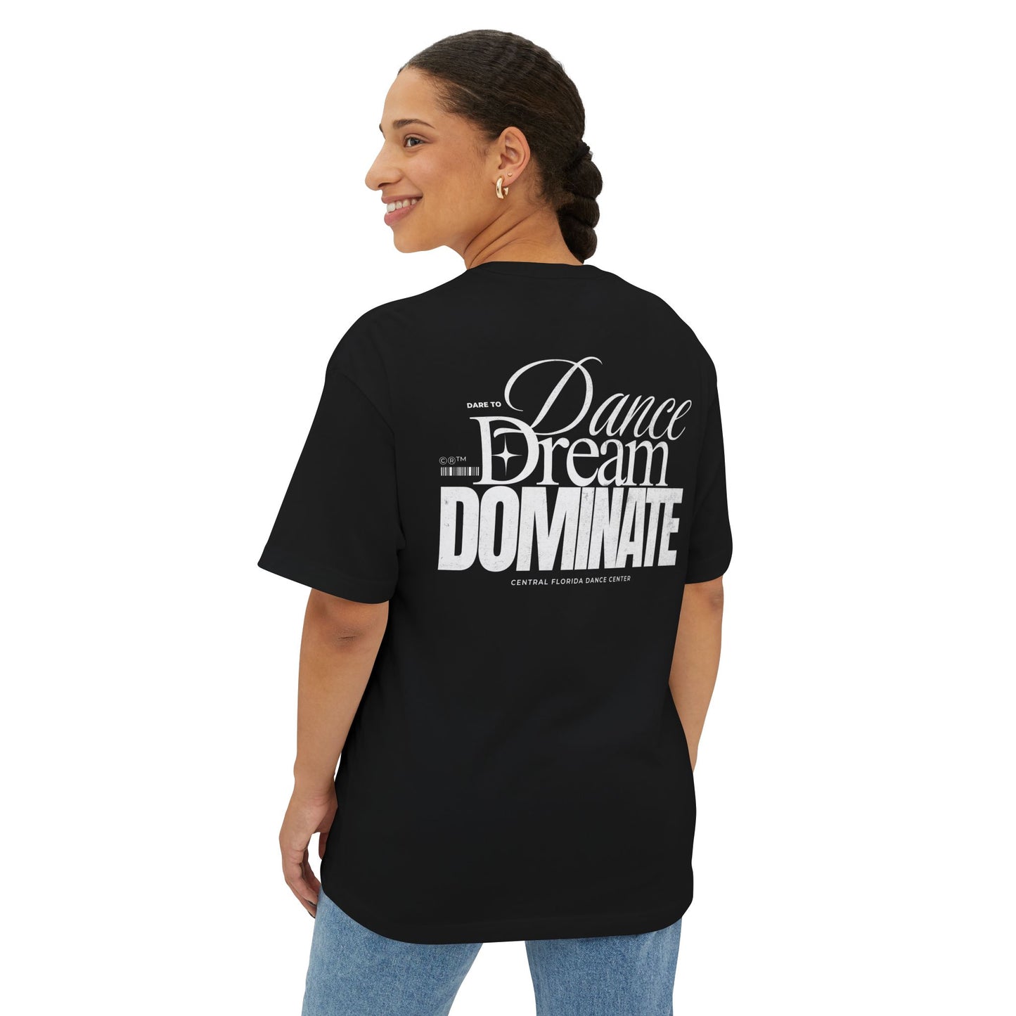 Adult Oversized "Dare To Dream" Graphic Tee