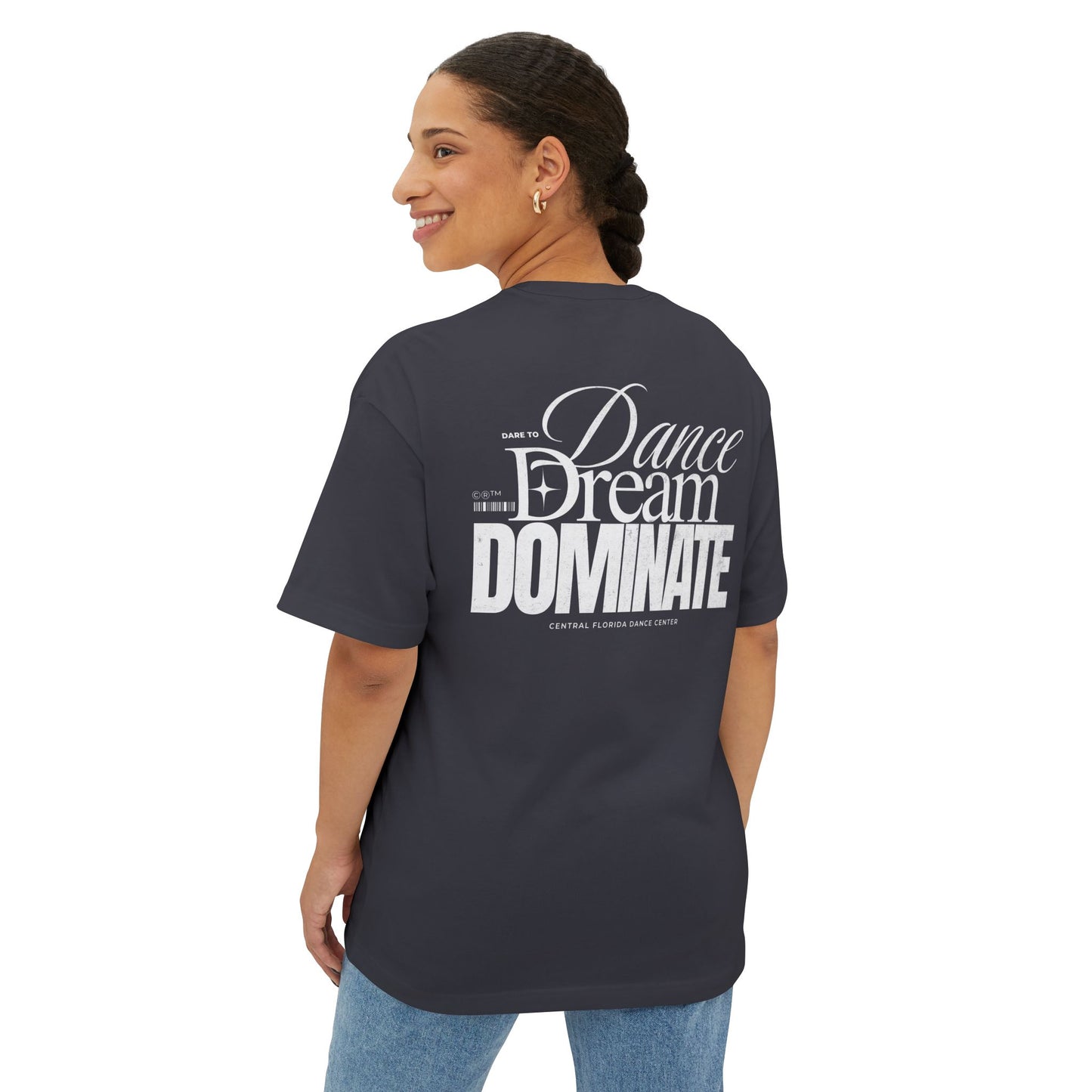 Adult Oversized "Dare To Dream" Graphic Tee