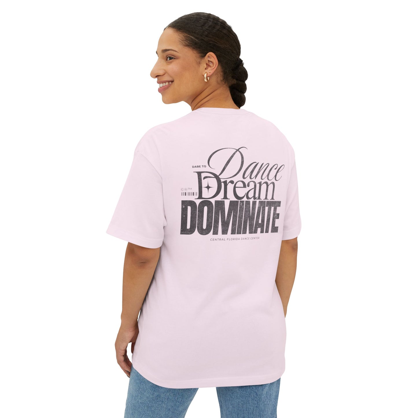Adult Oversized "Dare To Dream" Graphic Tee