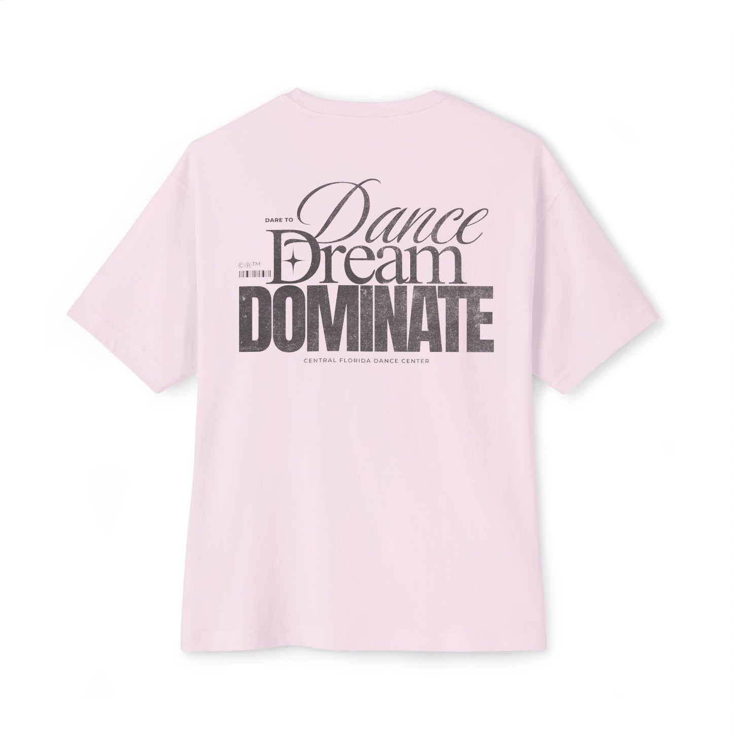 Adult Oversized "Dare To Dream" Graphic Tee