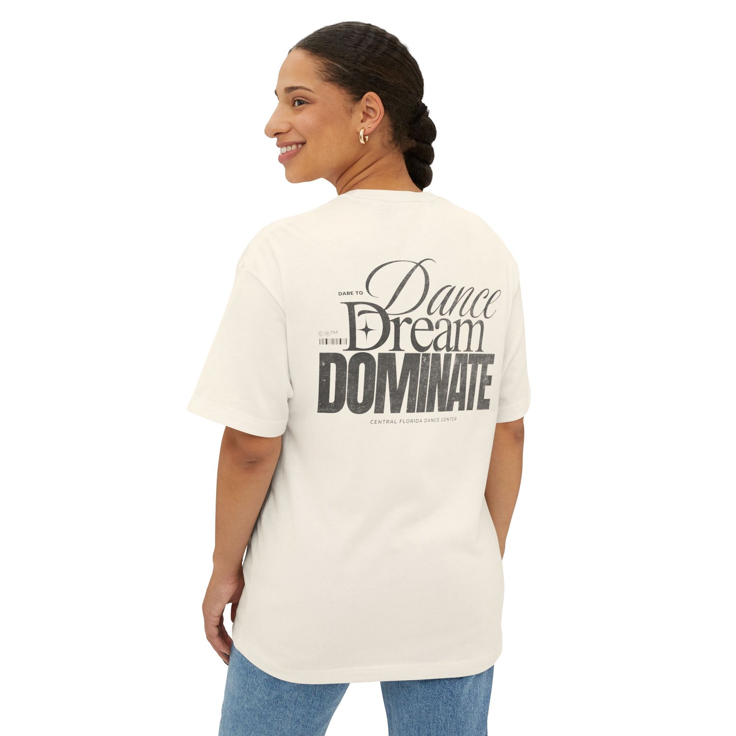 Adult Oversized "Dare To Dream" Graphic Tee