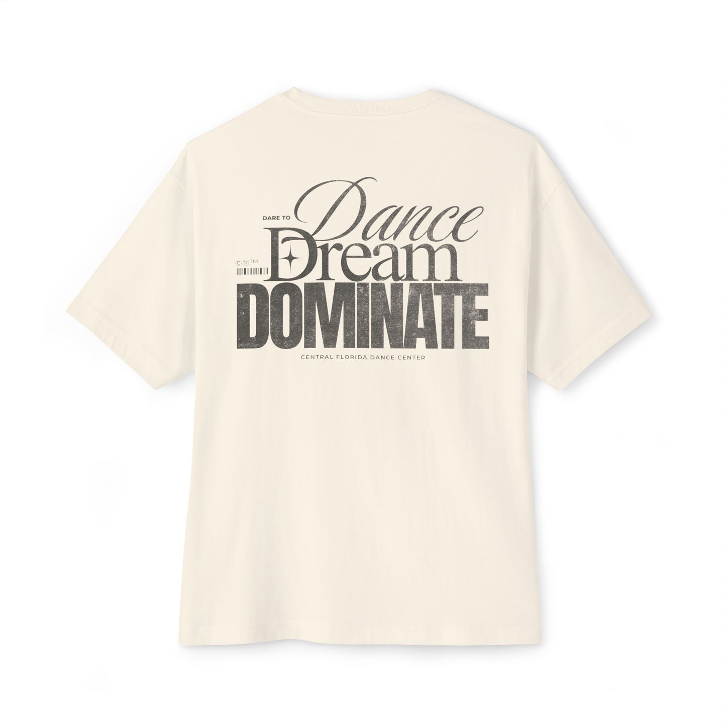 Adult Oversized "Dare To Dream" Graphic Tee