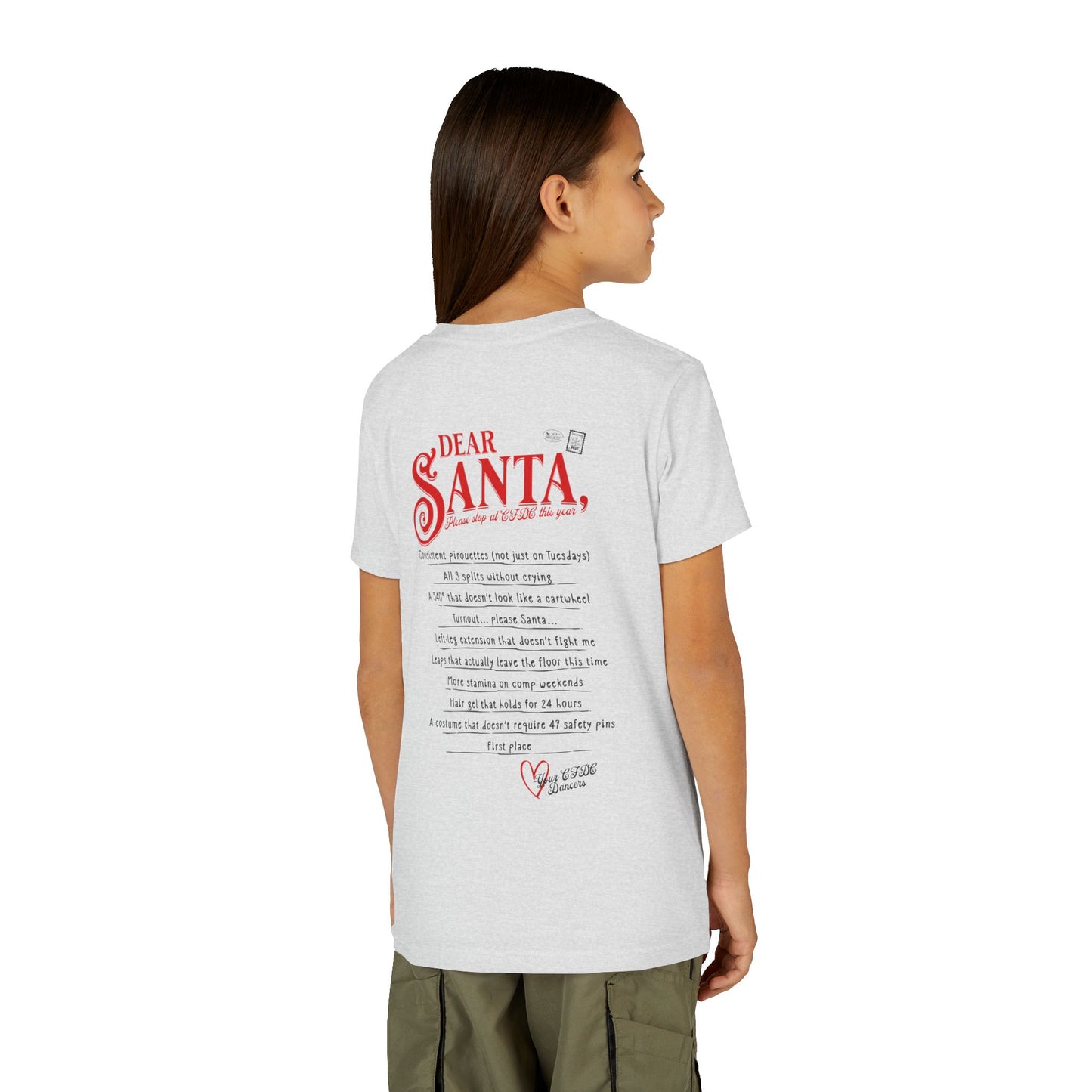Youth Dear Santa Graphic Tee