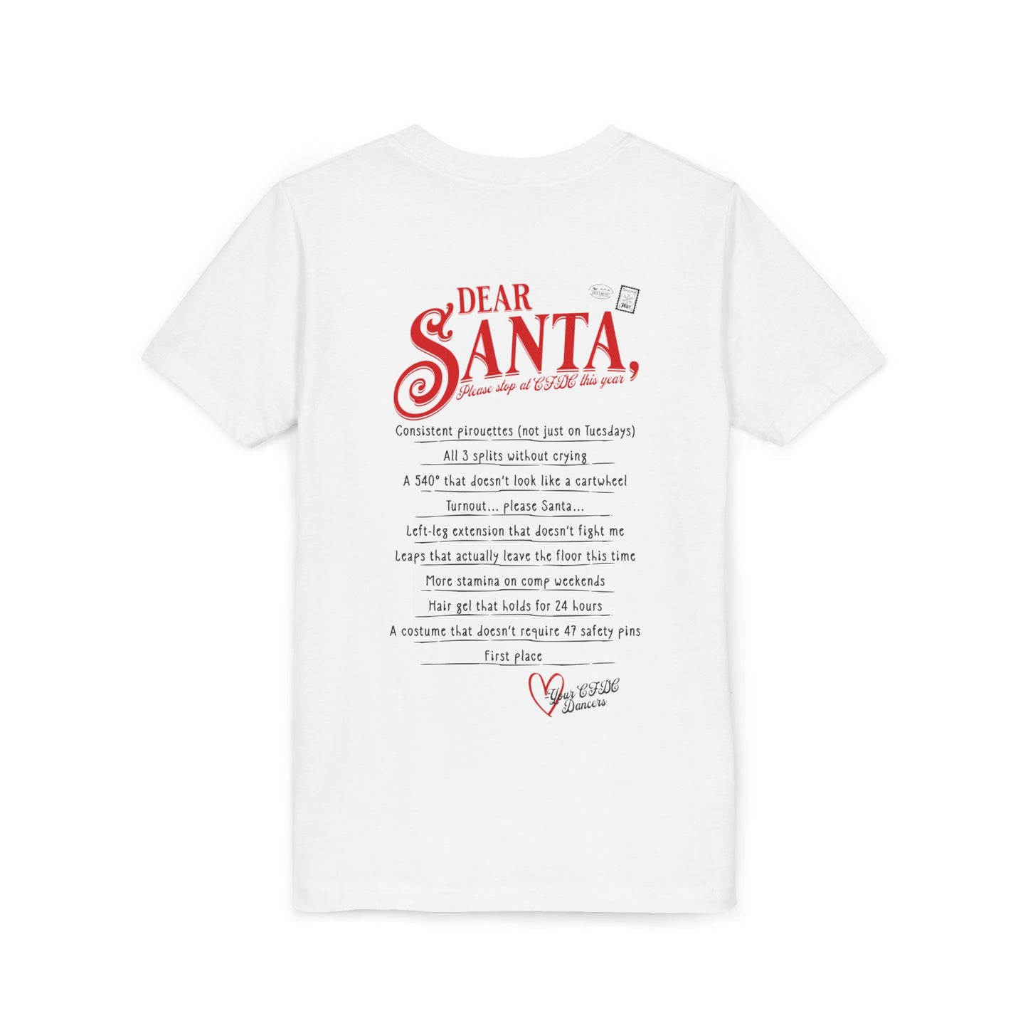 Youth Dear Santa Graphic Tee