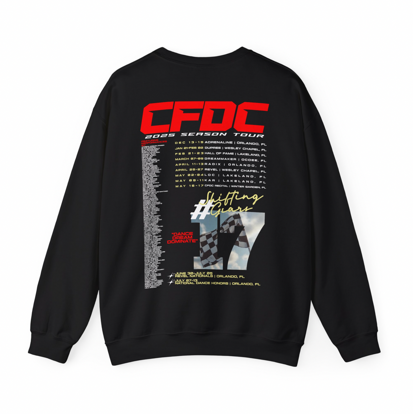 Adult 2025 Tour Crewneck